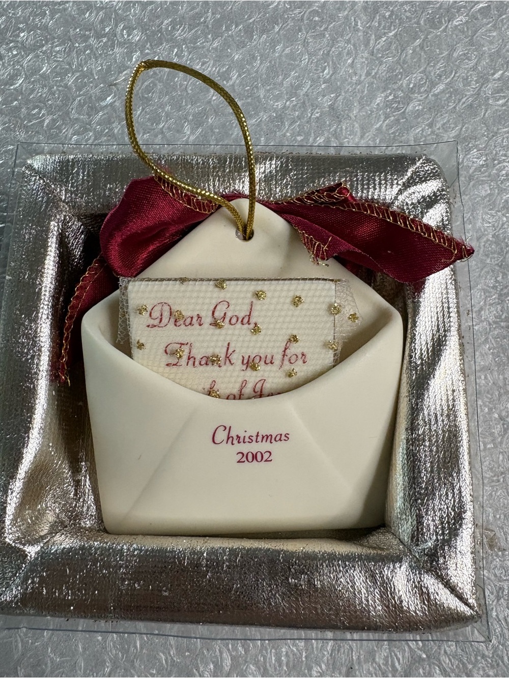 Michael Hupp My Christmas Whisper ornament